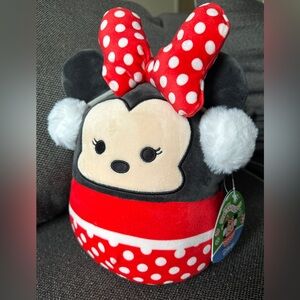 Original Squishmallow Christmas Disney’s Minnie Mouse new with Tags 10” 2022